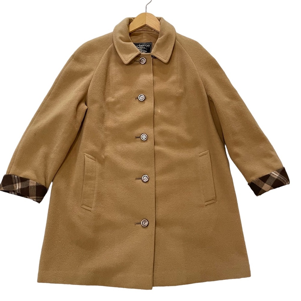Burberrys Vintage Cashmere & Wool Overcoat